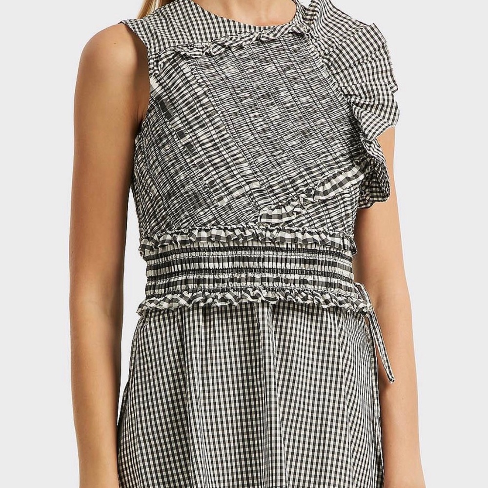 COPY - 3.1 Phillip Lim Gingham Smocked Top